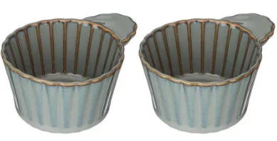 BRONCO Soul kitchen набор форм д/выпечки и сервировки цв.синий 100мл 2шт 189-362